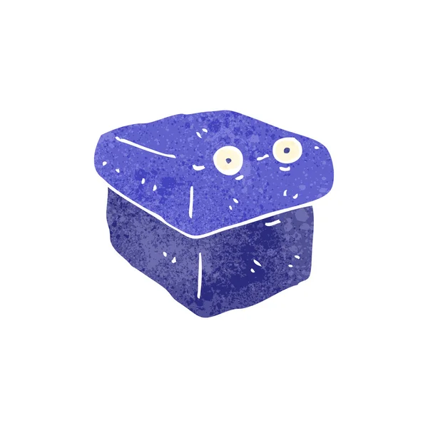 Retro kreslený oběd box — Stockový vektor