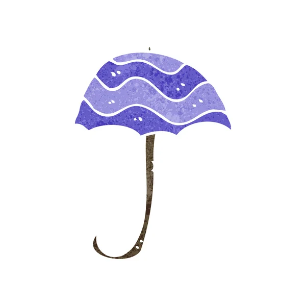 Retro cartoon parasol — Stock Vector