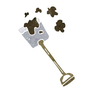 Retro karikatür alev