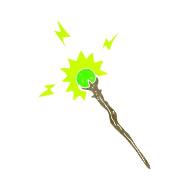 sihirli değnek karikatür