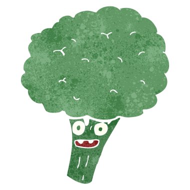 Retro karikatür ağaç