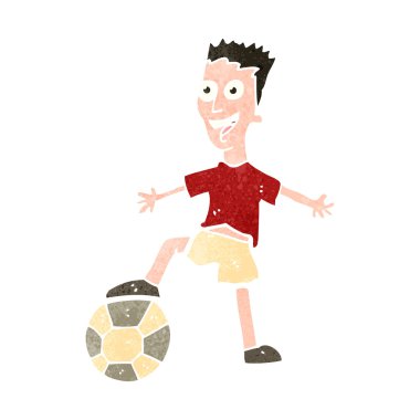 karikatür futbolcu