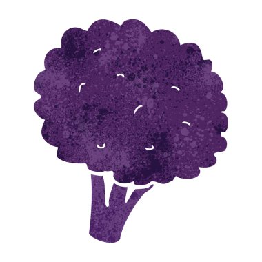 Retro karikatür ağaç