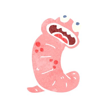 Retro karikatür tırtıl