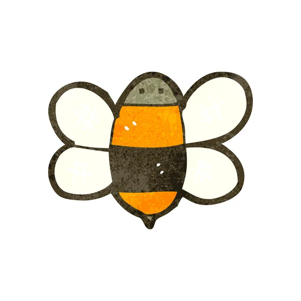 Pequeña abeja de dibujos animados — Vector de stock