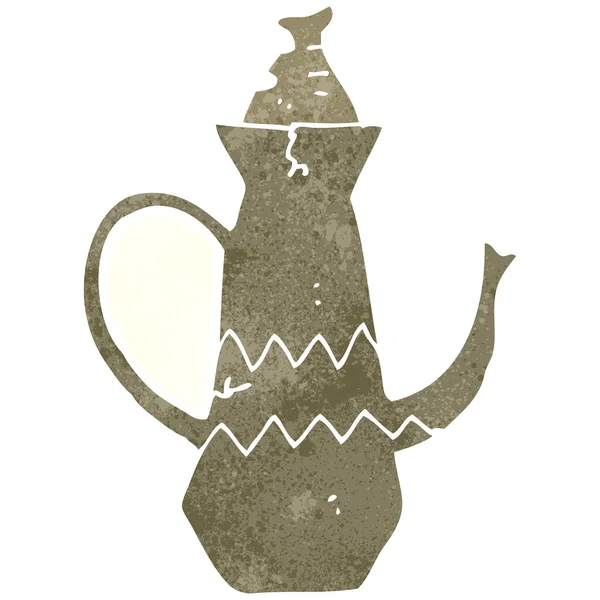 Cartoon coffee pot — Stock vektor