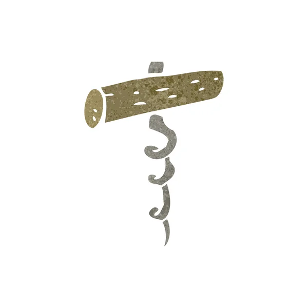 Cartoon corkscrew — Stock vektor