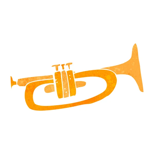 Cartoon trumpet — Stock Vector