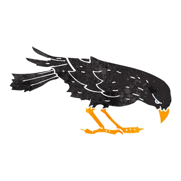 Kreslený crow — Stockový vektor