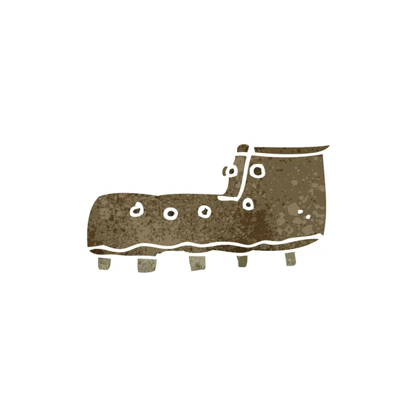 Kreslený staré fotbalové boty — Stockový vektor