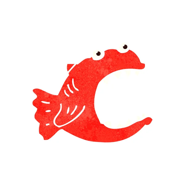 Cartoon piranha — Stock Vector