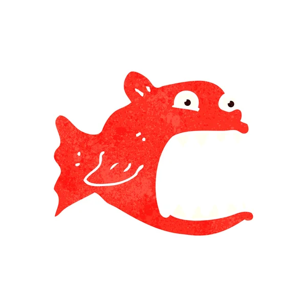 Cartoon piranha — Stockvector