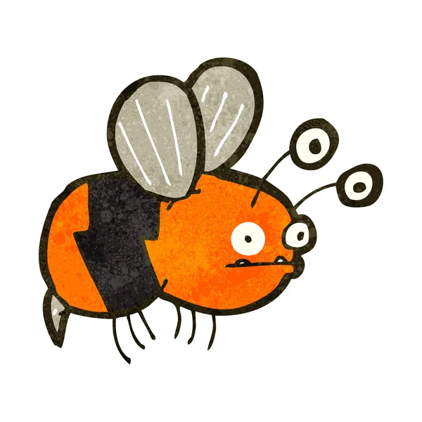 Petite abeille de bande dessinée — Image vectorielle