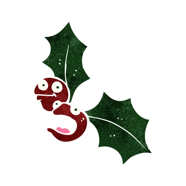 Holly cartoon — Stockvector