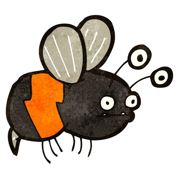 Petite abeille de bande dessinée — Image vectorielle
