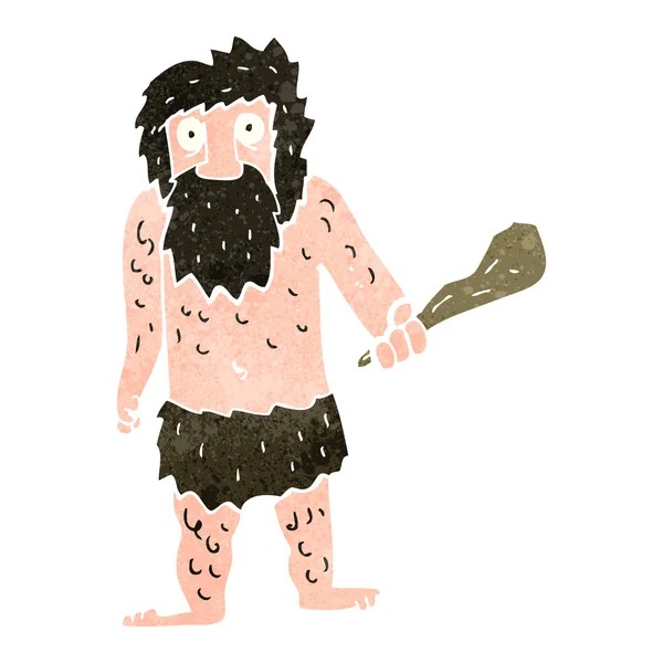 Cartoon cave man — Stock Vector