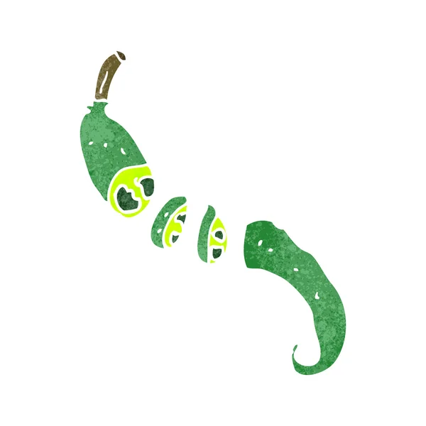 Cartoon chili pepper — Stock Vector
