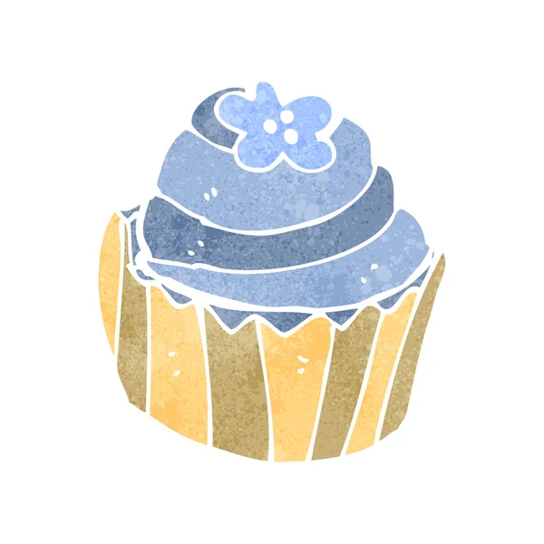 Drawing of a cup cake — Stock Vector