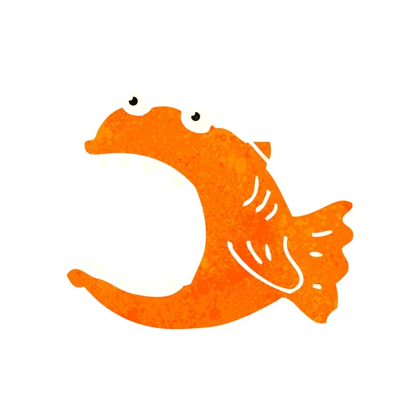 Zeichentrickgoldfisch — Stockvektor