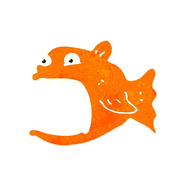 Cartoon poisson rouge — Image vectorielle