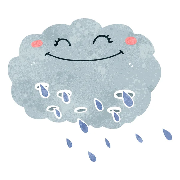 Nube de lluvia de dibujos animados — Archivo Imágenes Vectoriales