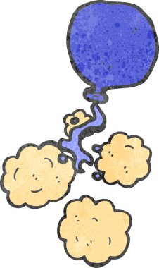 Retro karikatür oyuncak balon