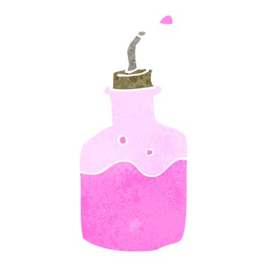 Bebeğin süt şişesi çizgi film