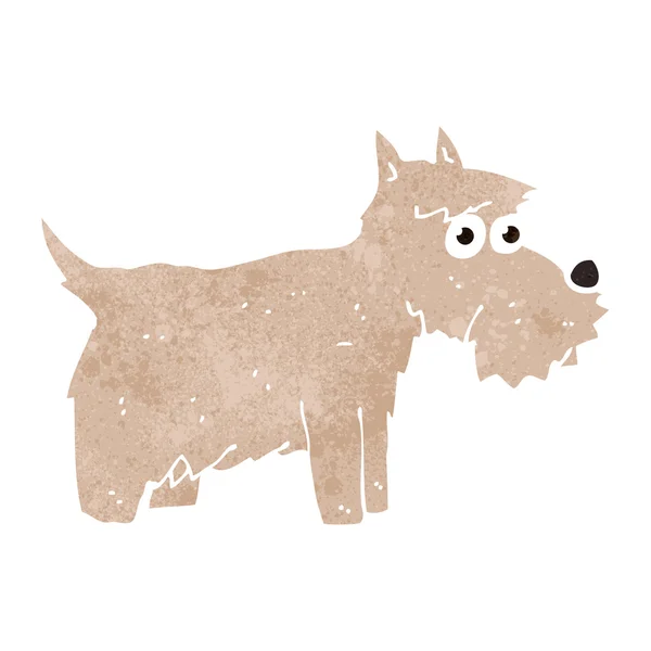 レトロな漫画の小さな犬 — ストックベクタ