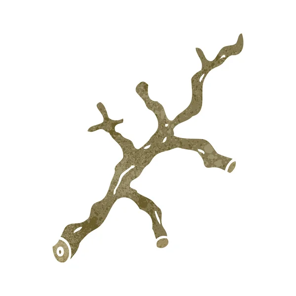 复古卡通树枝 — 图库矢量图片