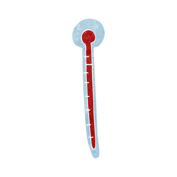 Retro cartoon thermometer — Stockvector