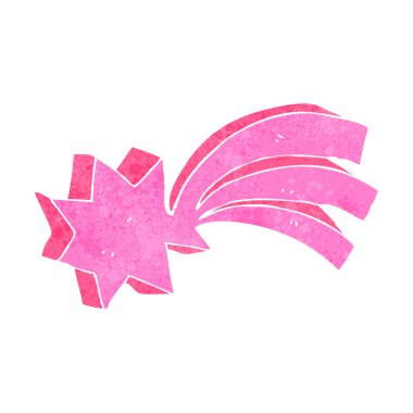 Kayan yıldız karikatür