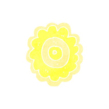 Retro karikatür cloud tasarım öğeleri