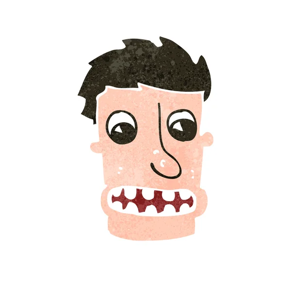 Cartoon shocked man — Stock Vector