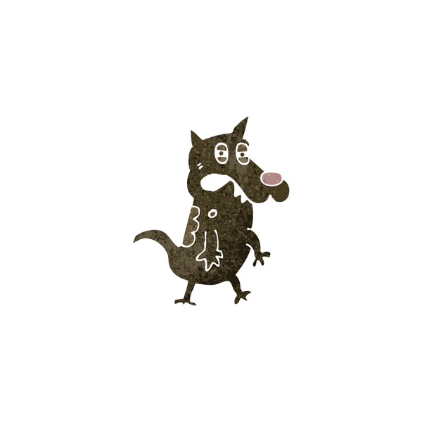Perro retro de dibujos animados — Archivo Imágenes Vectoriales