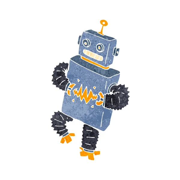 Kreskówka retro robot — Wektor stockowy