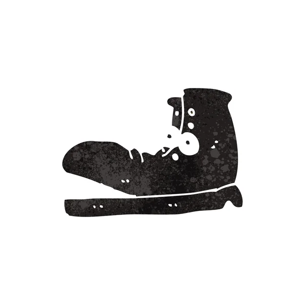 Desenhos animados retro velho boot —  Vetores de Stock