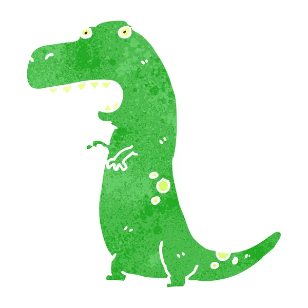 Retro cartoon dinosaurus — Stockvector