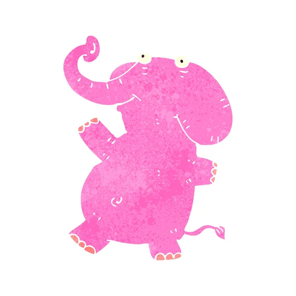 Éléphant de bande dessinée — Image vectorielle
