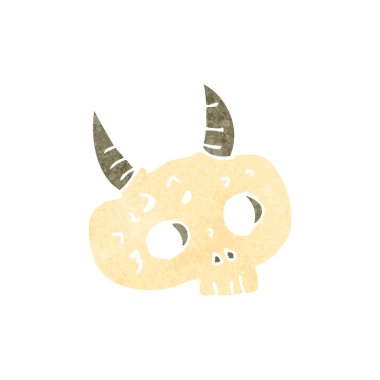 çizgi film şeytan kafatası