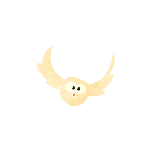 Retro cartoon owl — Stock vektor