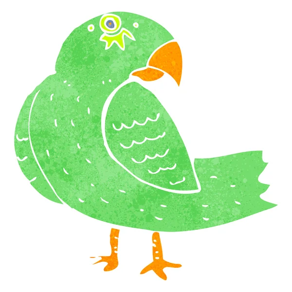 Kreslený papoušek — Stockový vektor