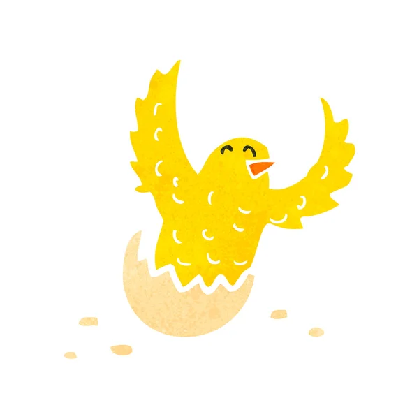 Вылупление цыплят из яйцеклетки — стоковый вектор