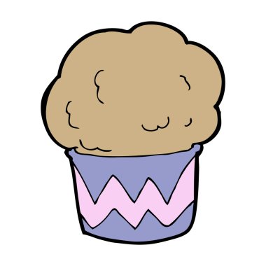 karikatür cupcake