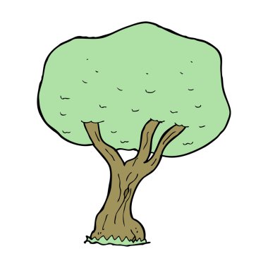 karikatür ağaç