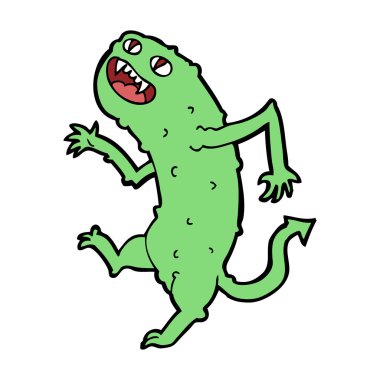 çizgi film yeşil canavar