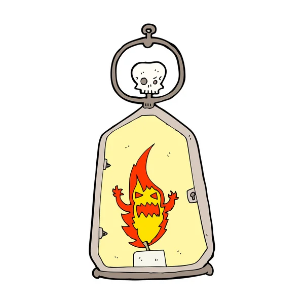 Glass lantern — Stock Vector