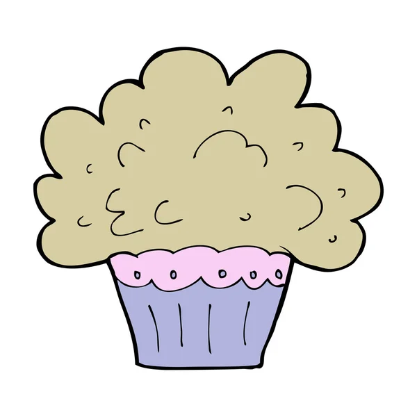 Cupcake cartone animato — Vettoriale Stock