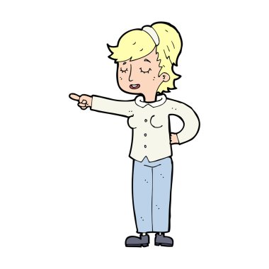 İşaret eden Kadın