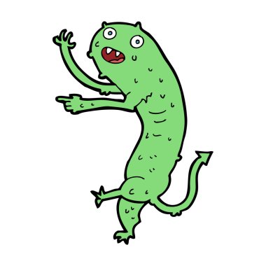 çizgi film canavarı