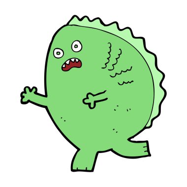 çizgi film canavarı